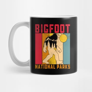Bigfoot National Park Shirt - Cryptid Hiking Adventure Mug